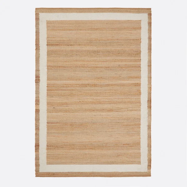 Teppich Arian, Jute Und Wolle Mit Rahmen