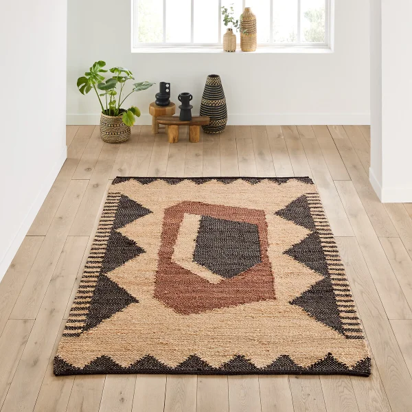 Teppich Euphie, 93% Jute
