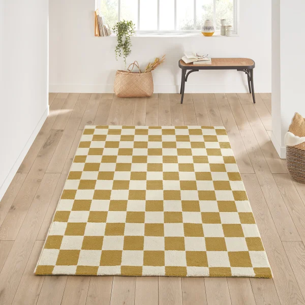 Teppich Ladyna Mit Schachbrettmuster