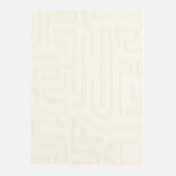 Teppich Melko Mit Grafischem Muster, 100% Wolle