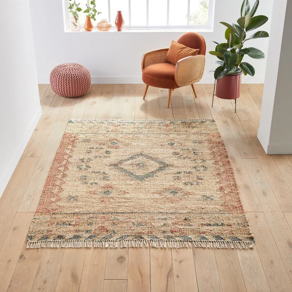 Teppich Navaja Im Kelimstil, Used-optik