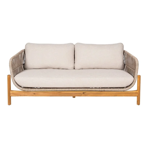 Terracina Gartensofa inkl. Kissen braun, beige.