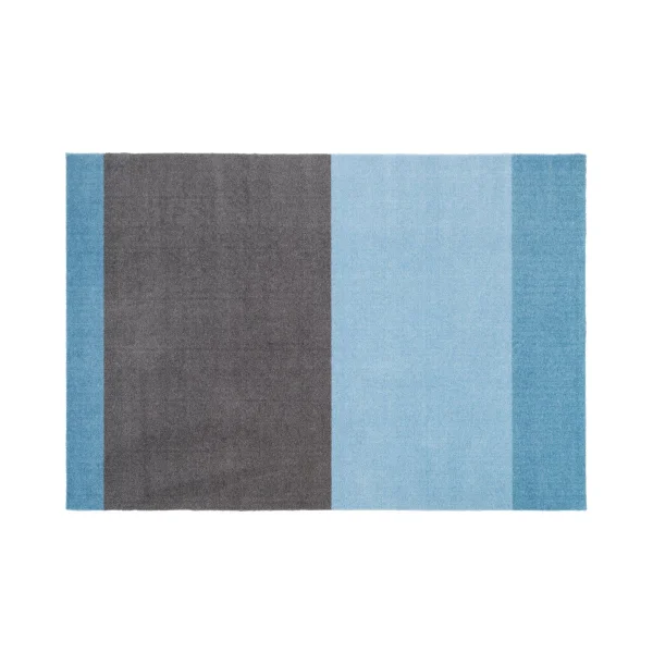 tica copenhagen Stripes Flurteppich horizontal Blue-steel grey, 90 x 130cm