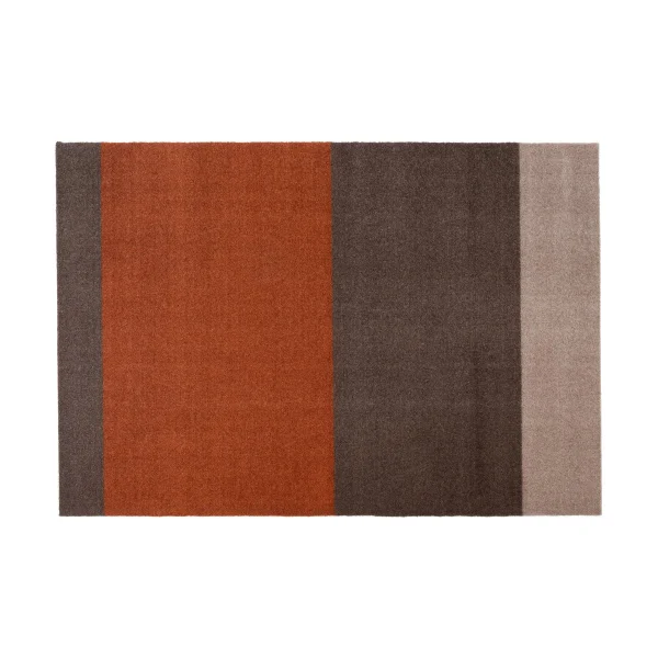 tica copenhagen Stripes Flurteppich horizontal Brown-terrakotta 90 x 130cm