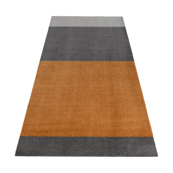 tica copenhagen Stripes Flurteppich horizontal Grey-grey-dijon, 90 x 200cm