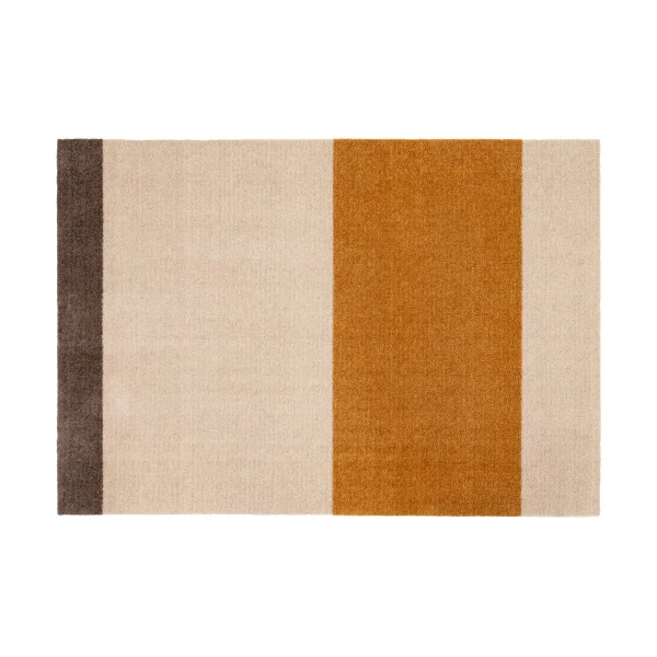 tica copenhagen Stripes Flurteppich horizontal Ivory-dijon-brown, 90 x 130cm
