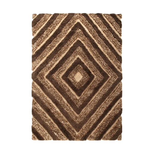 Tinted Stenborg Wollteppich 170x240 cm Brown