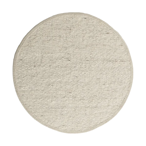 Tisca Sierrafil runder Teppich Natural white nr. 11, Ø200 cm