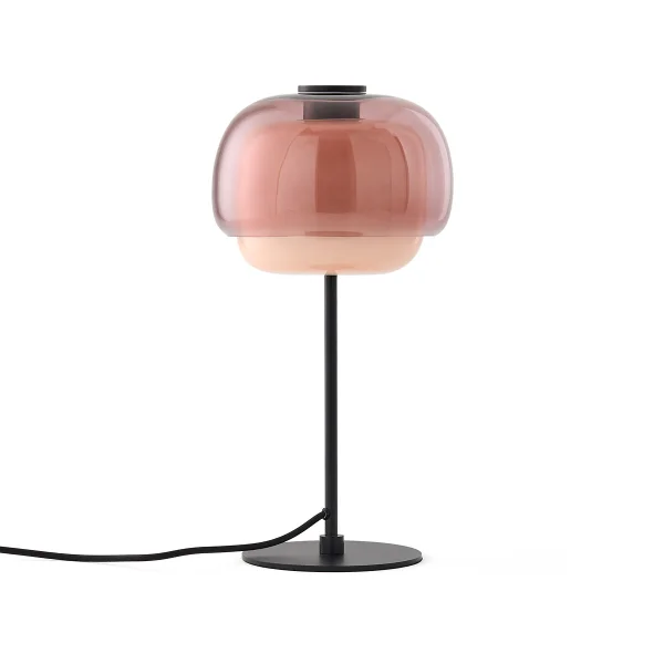 Tischlampe Kinoko, Farbiges Glas