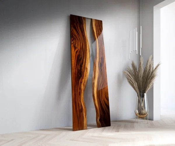 Tischplatte Suar 270 cm Epoxid Transparent Unikat Nr. 22115