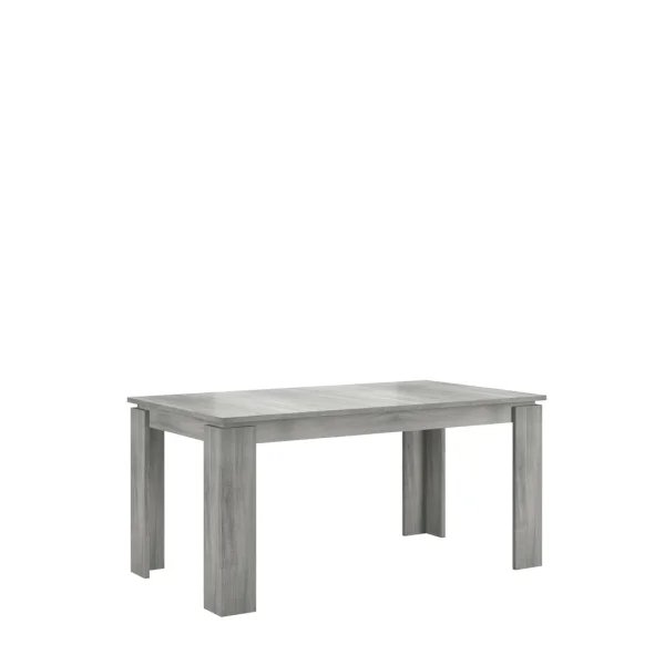 Titan Esstisch 160/200 cm inkl. Zusatzplatten grau.