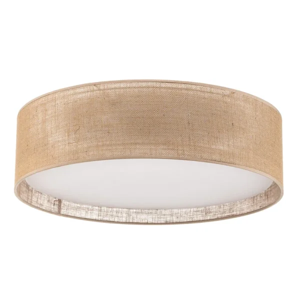TK Lighting - Juta Deckenleuchte Ø 60 cm beige Textil