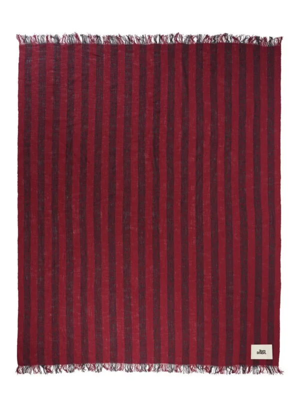 Tom Dixon Band Plaid 160x200 cm Burgundy & Black