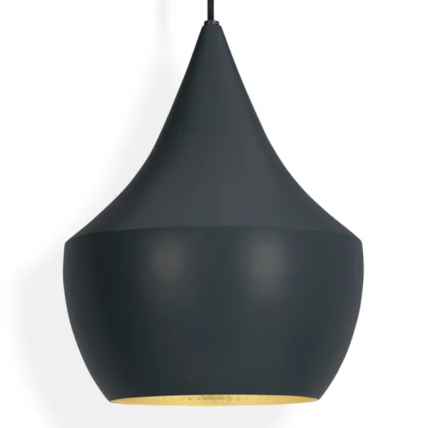 Tom Dixon - Beat Fat LED-Hängelampe, schwarz, Ø 24 cm