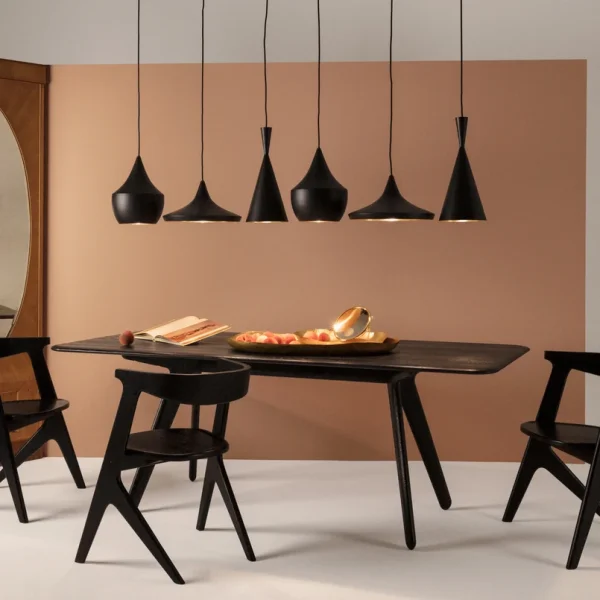 Tom Dixon - Beat Range Linear Hängelampe 6-flg. schwarz