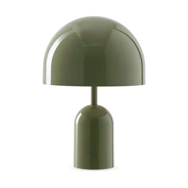 Tom Dixon Bell Portable LED Tischleuchte 28cm Moos