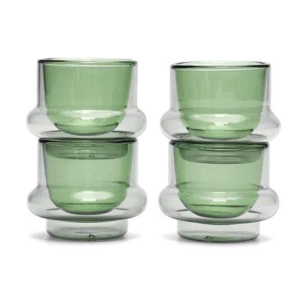 Tom Dixon Bump Espressotasse 5 cl 4er-Pack Green