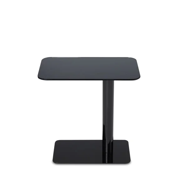 Tom Dixon Flash Beistelltisch 30x50 cm Schwarzes Spiegelglas-schwarzes Gestell