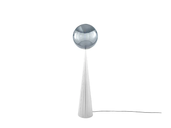 Tom Dixon - Globe Fat Stehleuchte Silver/Silver