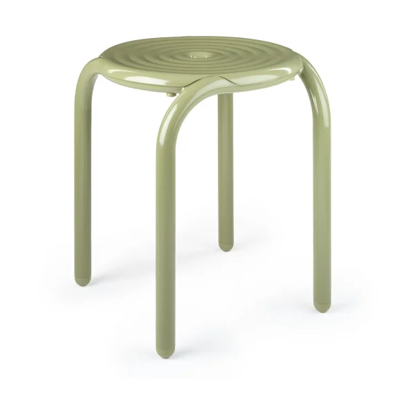Tom Dixon Groove Hocker 45 cm Moss