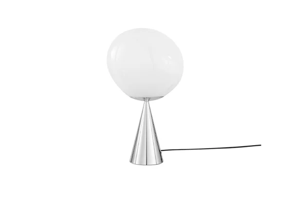 Tom Dixon - Melt Cone Fat Tischleuchte Opal/Silver