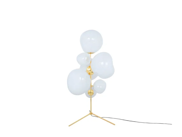 Tom Dixon - Melt Floor Chandelier Stehleuchte Gold/Opal