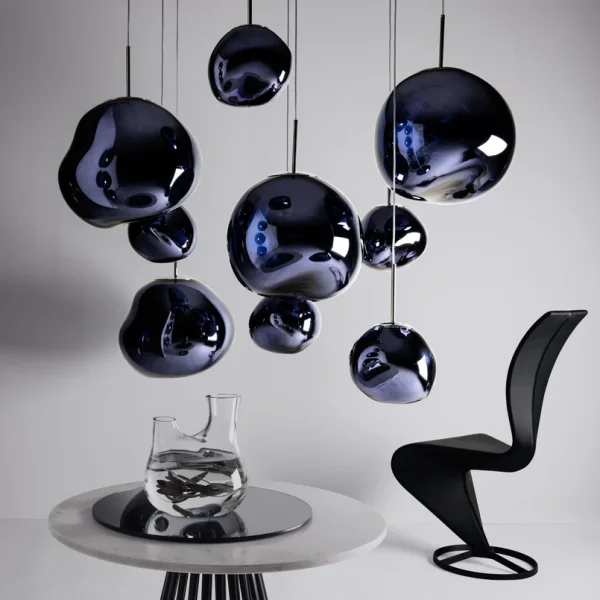 Tom Dixon - Melt LED-Hängelampe, Ø 50 cm, rauchgrau