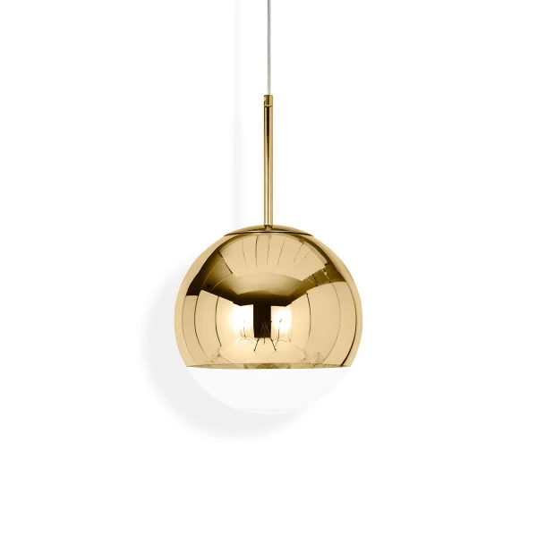 Tom Dixon Mirror Ball Pendelleuchte LED Ø25cm Gold