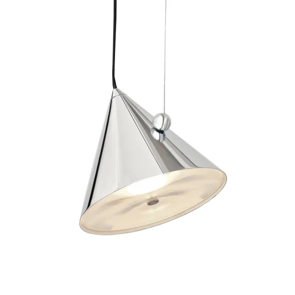 Tom Dixon - Pose LED-Hängelampe, silber, Ø 25 cm Stahl dim