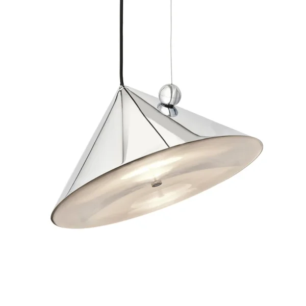 Tom Dixon - Pose LED-Hängelampe, silber, Ø 43 cm Stahl dim
