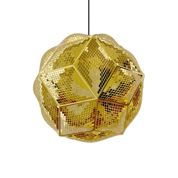 Tom Dixon Puff Pendant Decken-Pendelleuchte Ø45cm Messing