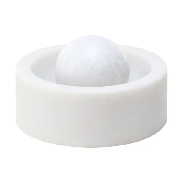 Tom Dixon Stone Gewürzmühle Ø12 cm White marble