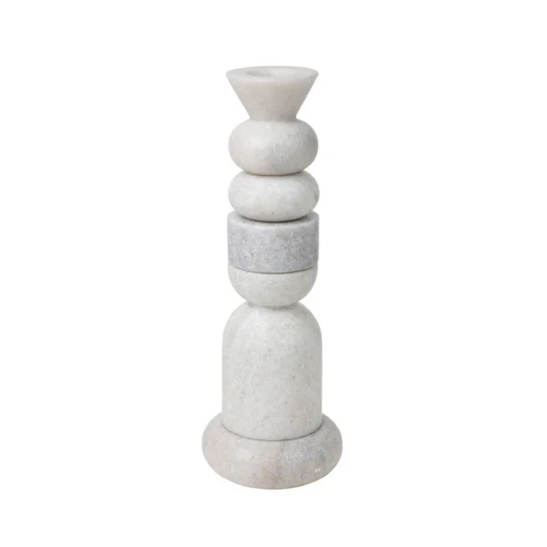 Tom Dixon - Stone Stacking Kerzenhalter White
