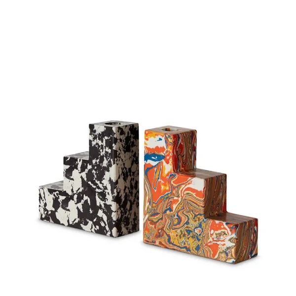 Tom Dixon - Swirl Bookends 2 pcs. Multi-Farbigen