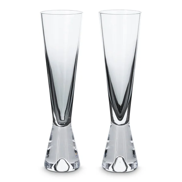 Tom Dixon Tank Champagnerglas 2er-Pack Schwarz