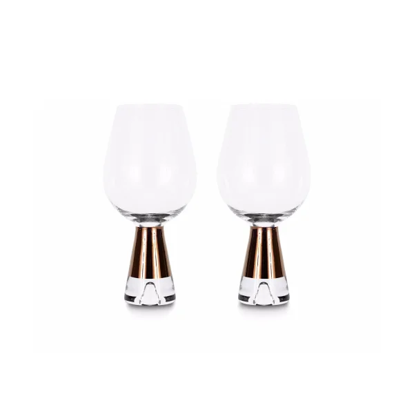 Tom Dixon Tank Weinglas 2er-Pack Kupfer