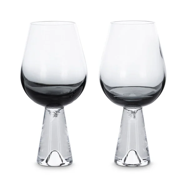 Tom Dixon Tank Weinglas 2er-Pack Schwarz