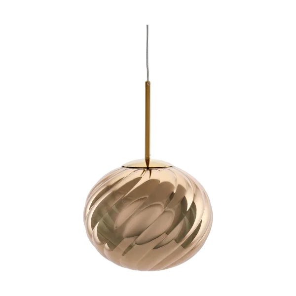 Tom Dixon Whirl Pendelleuchte Ø30 cm Gold