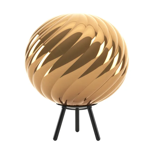 Tom Dixon Whirl tragbare Stehleuchte Gold-black