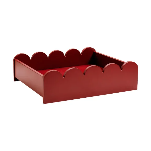 TÔNN furniture Bump Tablett 35x41 cm Burgundy