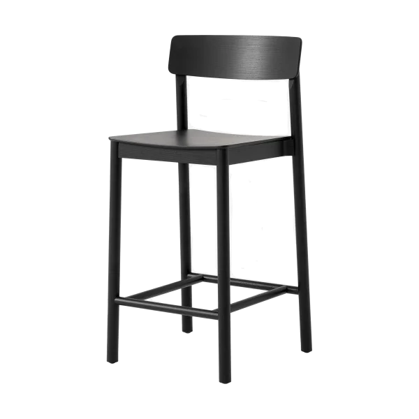 &Tradition Betty TK13 Counter Chair Barstuhl 65 cm Schwarz lackierte esche