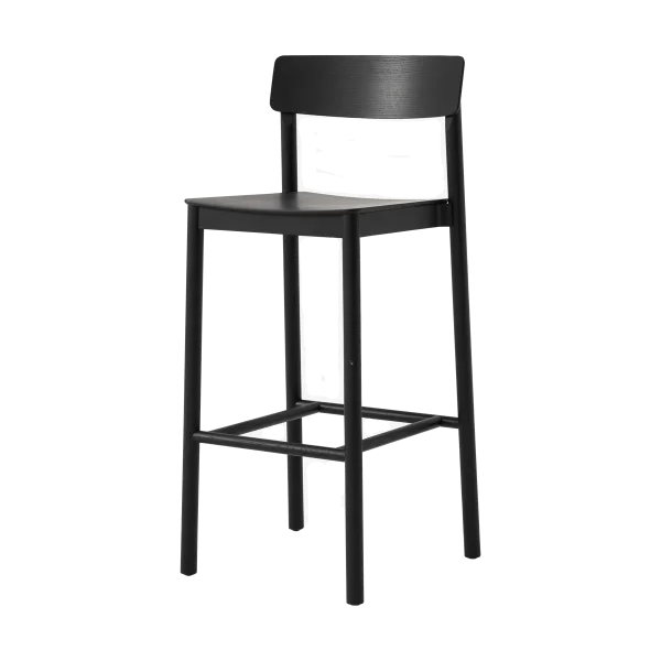 &Tradition Betty TK16 Bar Chair Barstuhl 75 cm Schwarz lackierte esche
