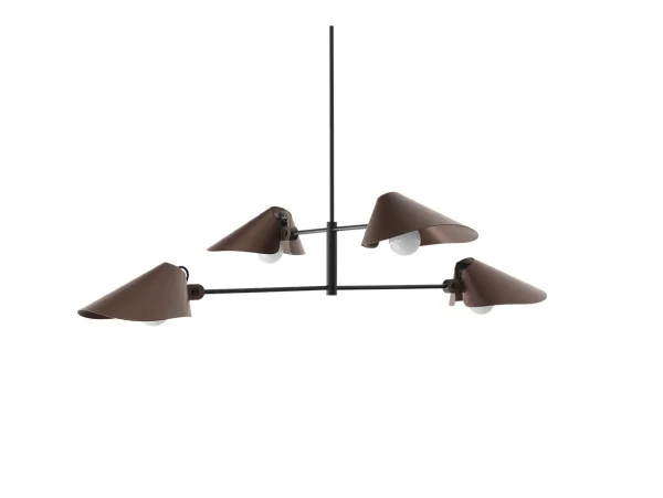 &Tradition - Bonnet SC93 Kronleuchter Bronzed/Schwarz