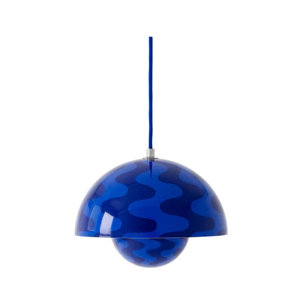&Tradition - Flowerpot VP1 Pendelleuchte Ø23 Cobalt Blue/Twilight Blue