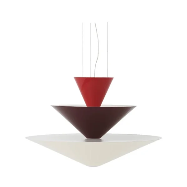 &Tradition - Gio LN14 Hängelampe Ø 60 cm rot/burgunder/weiß