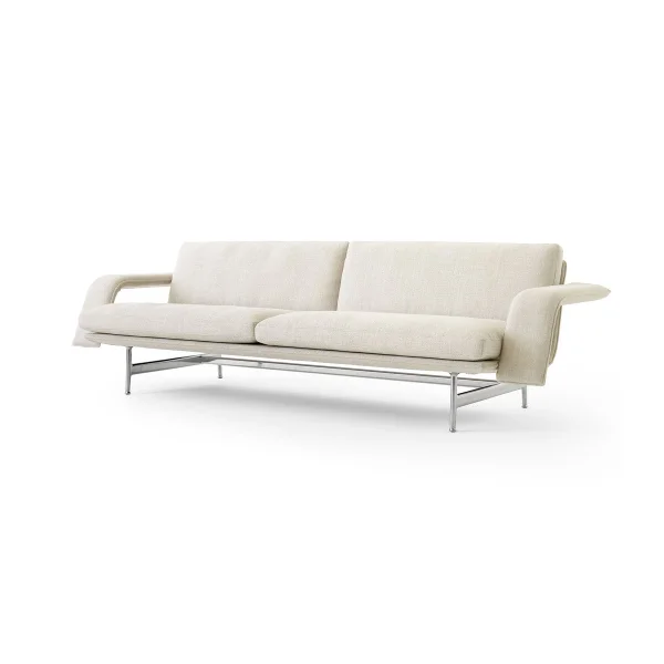 &Tradition Meantime AV31 3-Sitzer Sofa Pol. aluminium-Ecriture 0210