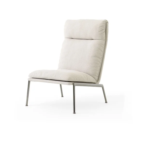 &Tradition Muno LN16 High back Lounge-Sessel Dark chrome-Cifrado 0221
