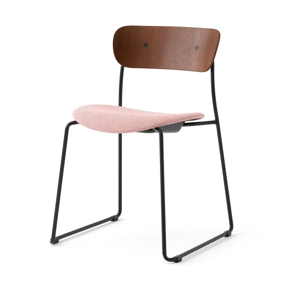 &Tradition Pavilion AV52 Stuhl gepolsterter Sitz Black-Ecriture 0640