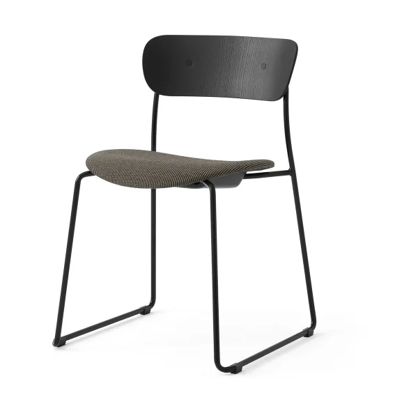 &Tradition Pavilion AV52 Stuhl gepolsterter Sitz Black-Fuse 0351