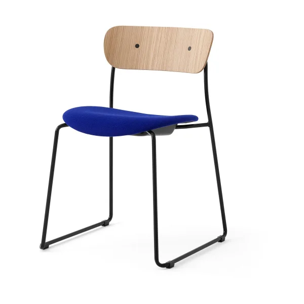 &Tradition Pavilion AV52 Stuhl gepolsterter Sitz Black-Hallingdal 0753